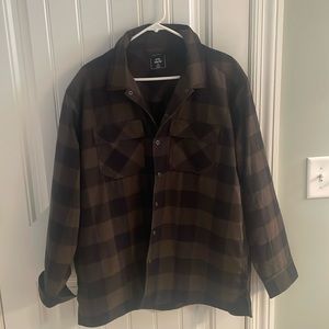 Vertx last line flannel shirt jacket nwot xl